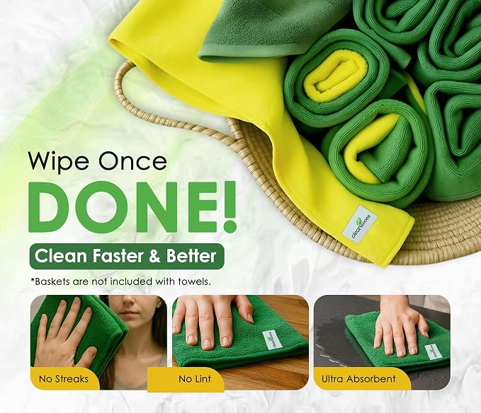 Microfiber Cleaning Cloths 16"x16" - Image 2