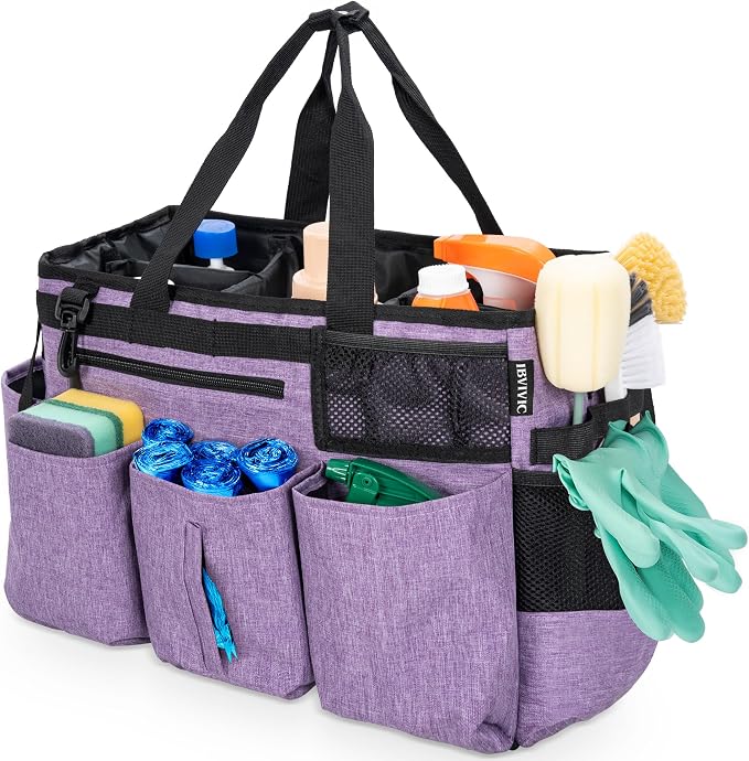 Wearable Cleaning Caddy Bag for Cleaning Supplies, Large Capacity Cleaning by WelcometoIBVIVIC