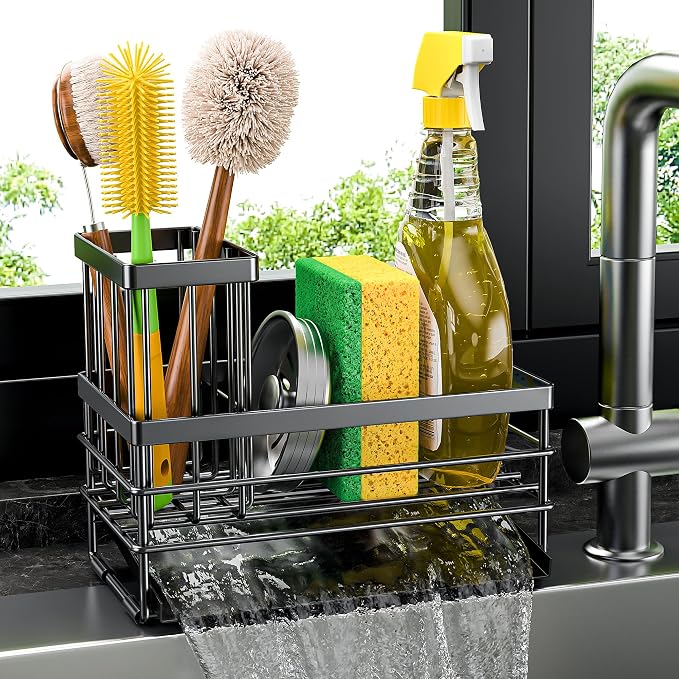 Cisily Sink Caddy Sponge Holder by CISILYHOMELIFE