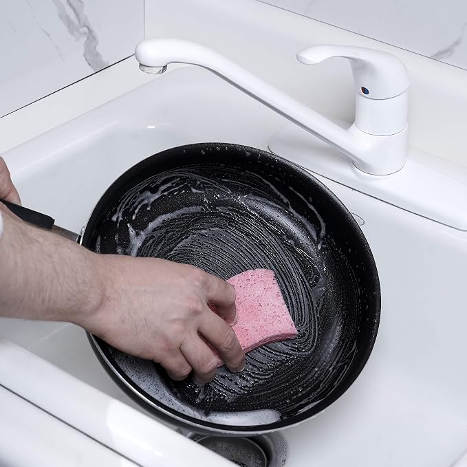Superio Non-Scratch Cellulose Sponge Kitchen Scrub Sponges - Image 4