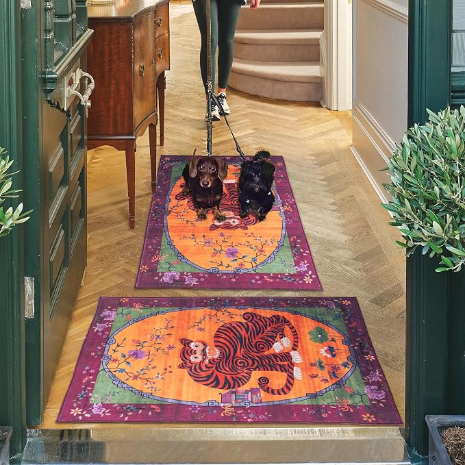 Vintage Tibetan Rug - Image 5