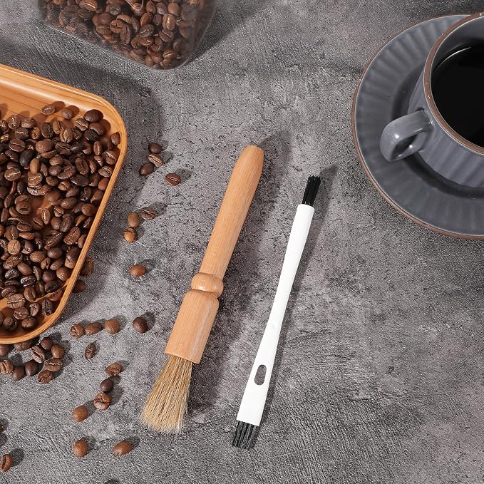 2 Pcs Coffee Grinder Brush, Espresso Brush Machine Brushes Cleaner Tool - Image 7
