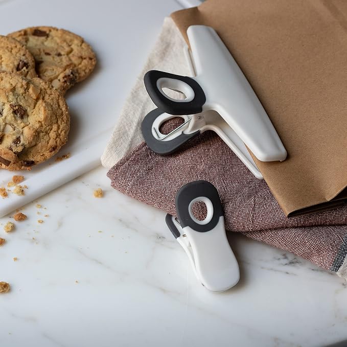 COOK WITH COLOR Bag Clips, Heavy Duty Chip Clip and Refrigerator Magnet Clips - Image 5