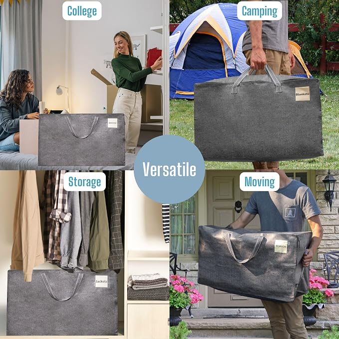 VENO 4 Pack Moving and Storage Bags, Heavy Duty, Alternative to Moving Boxes - Image 7