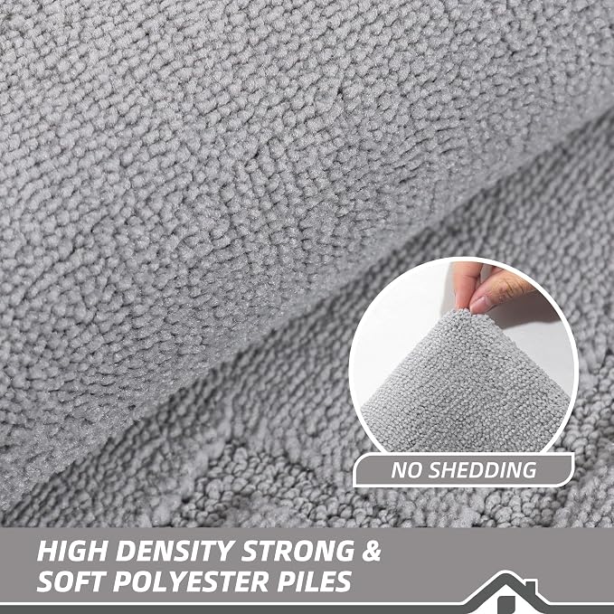 BEQHAUSE Door Mat 24" x 60", Non-Slip Door Mats Indoor Entryway Rugs Washable - Image 5