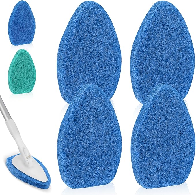 Baderke 4 Pcs Tub Tile Scrubber Cleaning Brush Pads Compatible by Baderke
