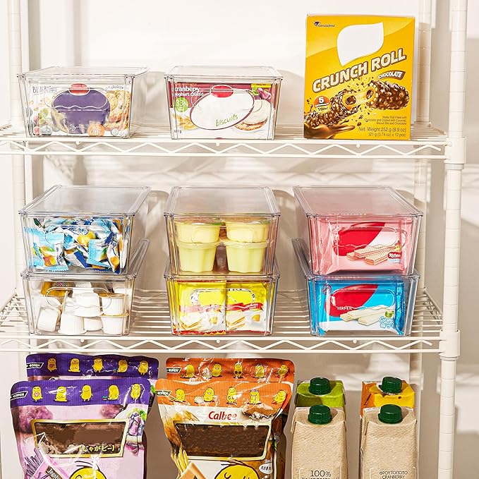 Vtopmart 4pcs Clear Organizers and Storage Bins - Image 7