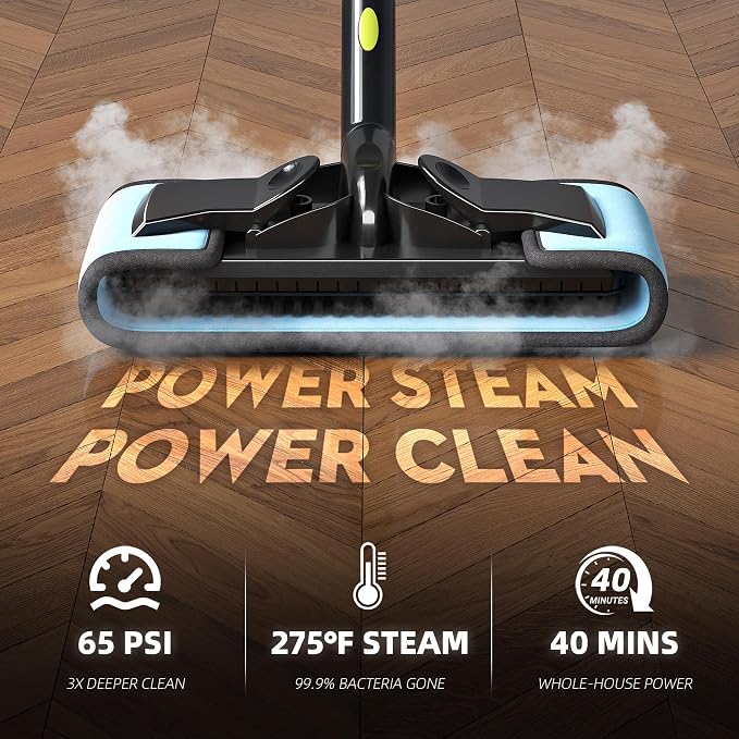 Heavy-Duty Steam Cleaner - 1500W Multipurpose Handheld Floor Steamer - Image 5