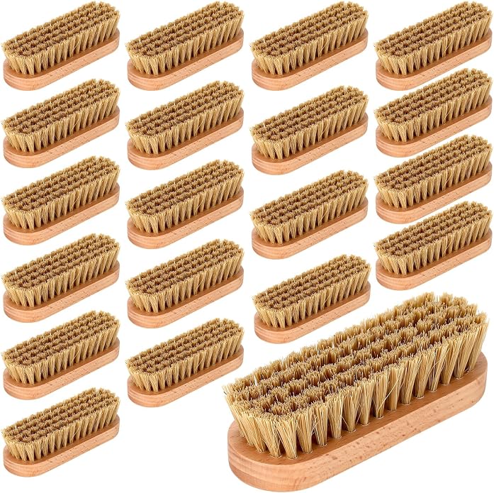 LemonRoad 20 Pcs Leather Upholstery Cleaning Brush Bulk Pig Soft Bristle Shoe by Unknown