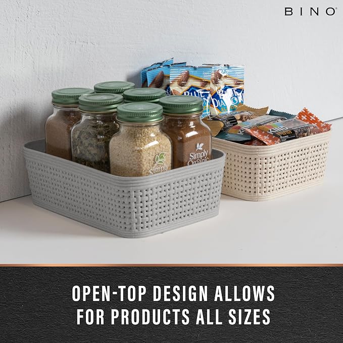 BINO | Woven Plastic Basket | XS, Space - Image 4