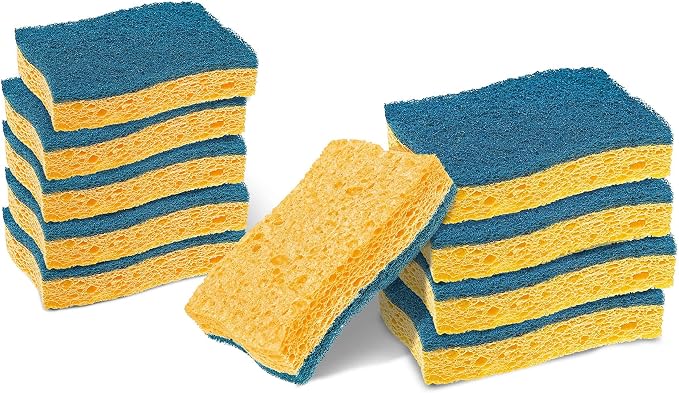 Scotch-Brite Delicate Non-Scratch Cellulose Washing up Sponge, 10 scourers in by Scotch-Brite