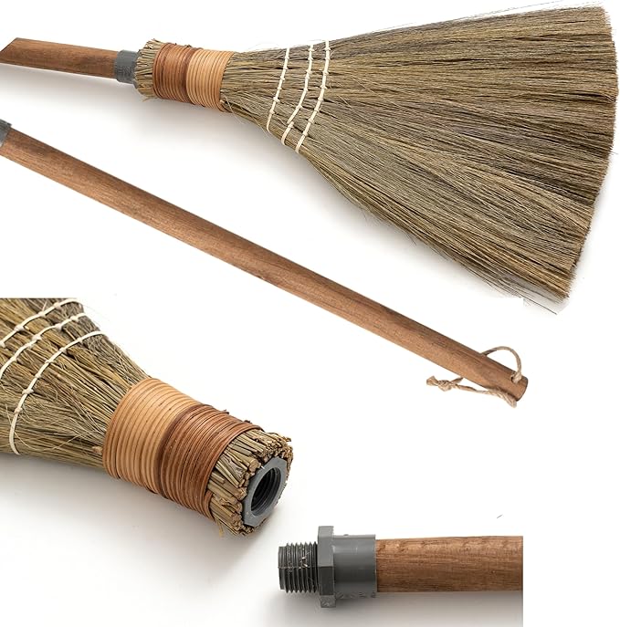 BMart Home Natural Whisk Sweeping Hand Handle Broom - Image 4