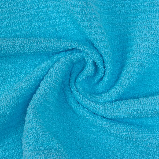 Textila Bar Mop Towels 16x19 Inch – Turquoise – Pack of 12, Cotton Dish Cloths - Image 7