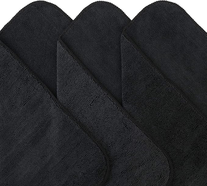 POLYTE Premium Microfiber Cleaning Towel, 16 x 16 in, 12 Pack - Image 2