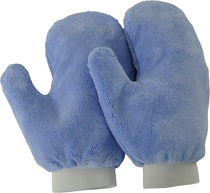Eurow Microfiber Terry Weave Dusting & Polishing Mitt, Scratch-Free, Ultra-Soft by Eurow
