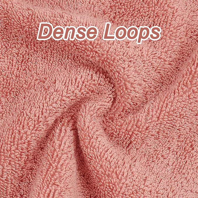 Cleanbear Ultra Soft Washcloths 6 Pack Cotton Face Cloths Wash Cloths Set - Image 3