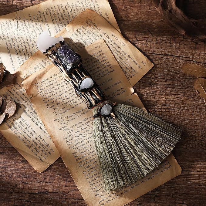 White Crystal Witch Broom - Image 2