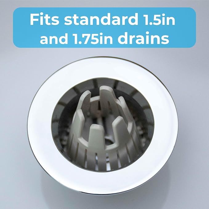 TubClaw 5-Pack Hair Catcher Strainer Drain Protector Trap - Image 3