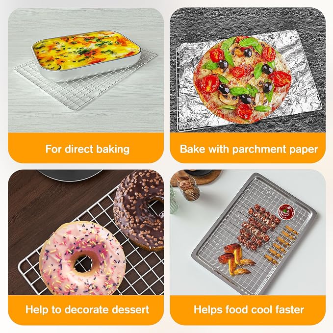 2PCS Cooling Racks for Cooking and Baking - Image 4