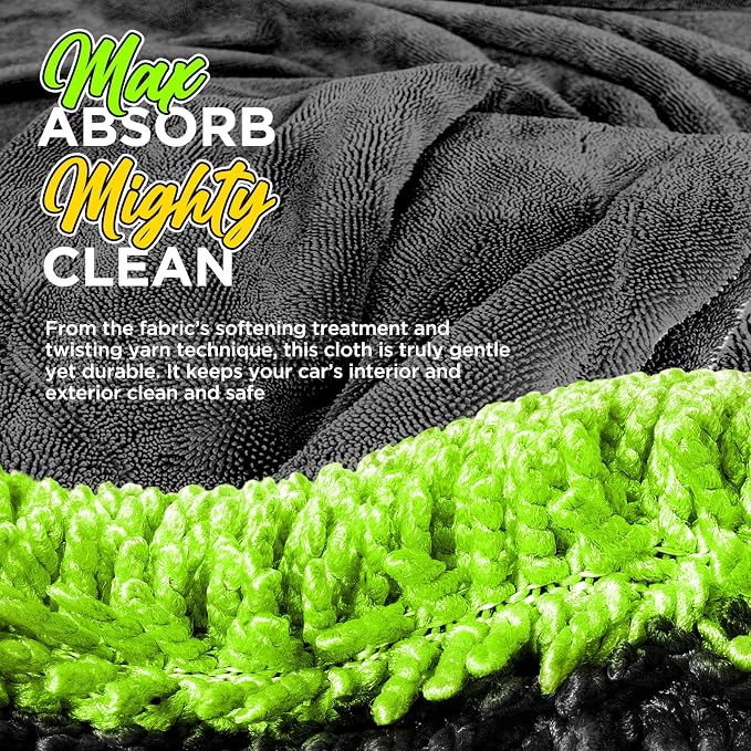 6-Pack Microfiber Towels for Cars Ultra Absorbent and Scratch-Free Car - Image 3
