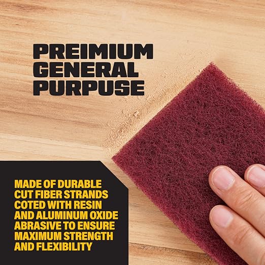 SCRUBIT 6 x 9 in. General Purpose Scuff Pads, Paint Primer Prep Adhesion - Image 7