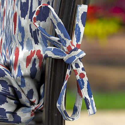 Arden Outdoor Midback Chair Cushion, 18 x 16.5, Clark Blue