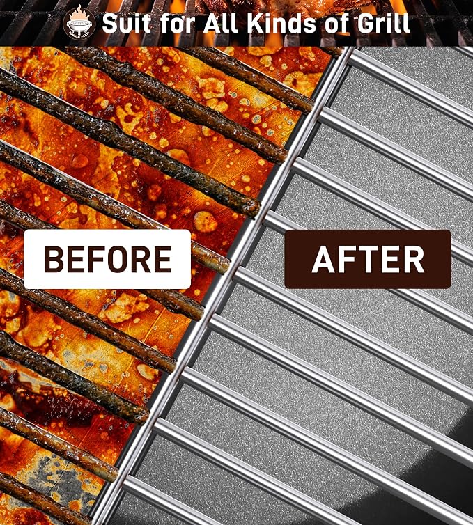 BBQ Grill Cleaning Brush, Heavy Duty Grill Cleaning Brush - Image 7
