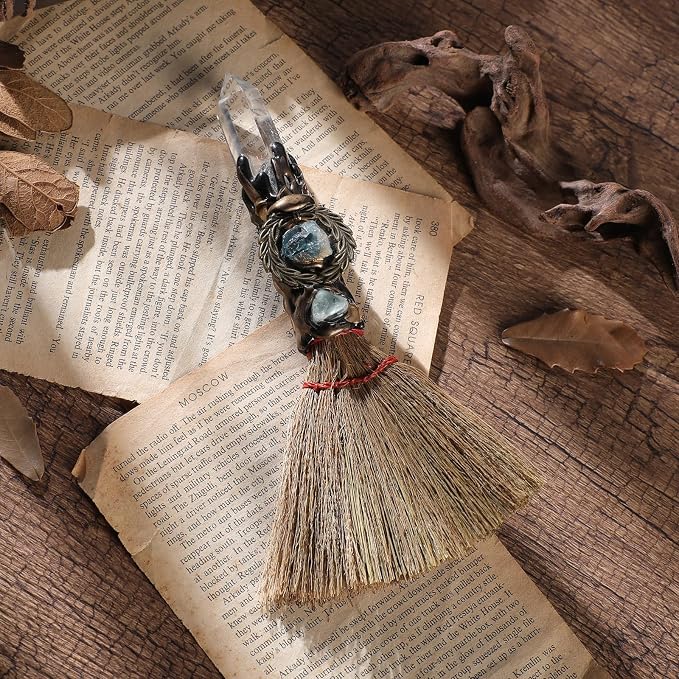 Witch Crystal Altar Broom - Image 4