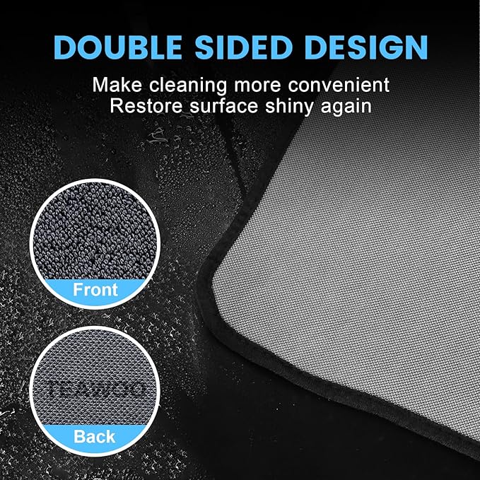 Shiny Wipes Shower Cleaning Cloth, Ultra Absorbent Car Drying Towel, 4 Pack 16 - Image 5