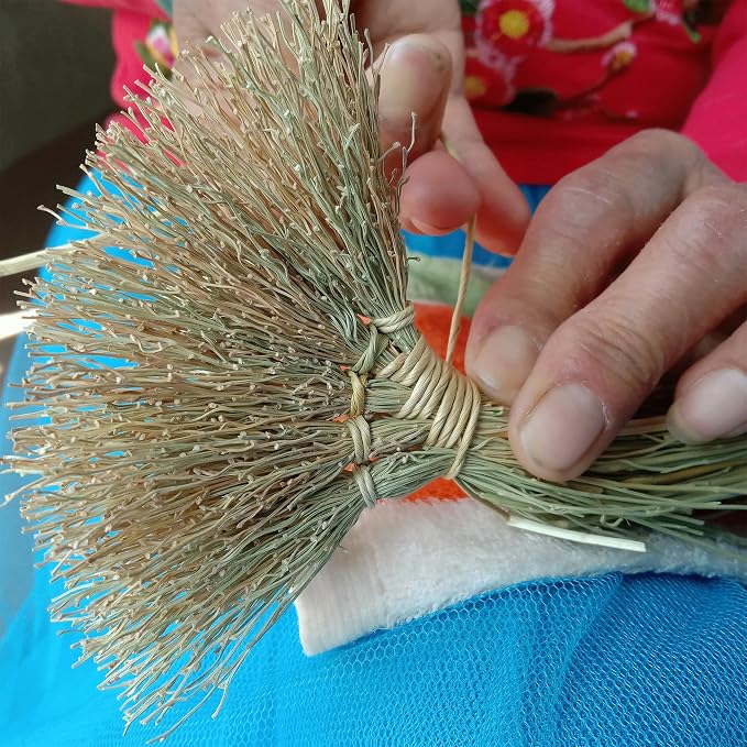 Witch Altar Mini Broom with Crystal and Tree of Life Decor - Image 2