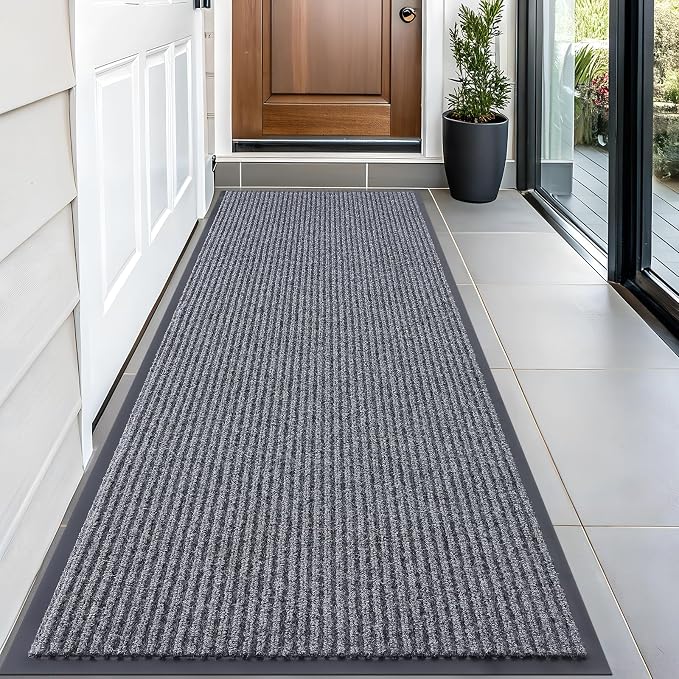 OLANLY Front Door Mat Indoor Outdoor Entrance, Waterproof Heavy Duty Doormat by OLANLY
