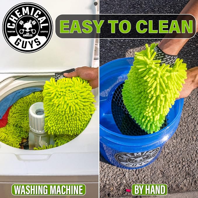 Chemical Guys Chenille Premium Scratch-Free Microfiber Wash Mitt - Image 9