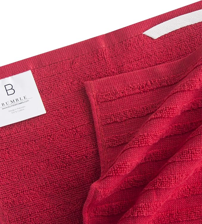 Premium Kitchen Towels | Large Cotton Dish Towels | Flat & Terry Highly - Image 4