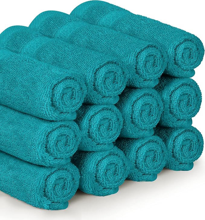 Utopia Towels 12 Pack Premium Wash Cloths Set, 12 by 12 Inches, 100% Cotton - Image 2