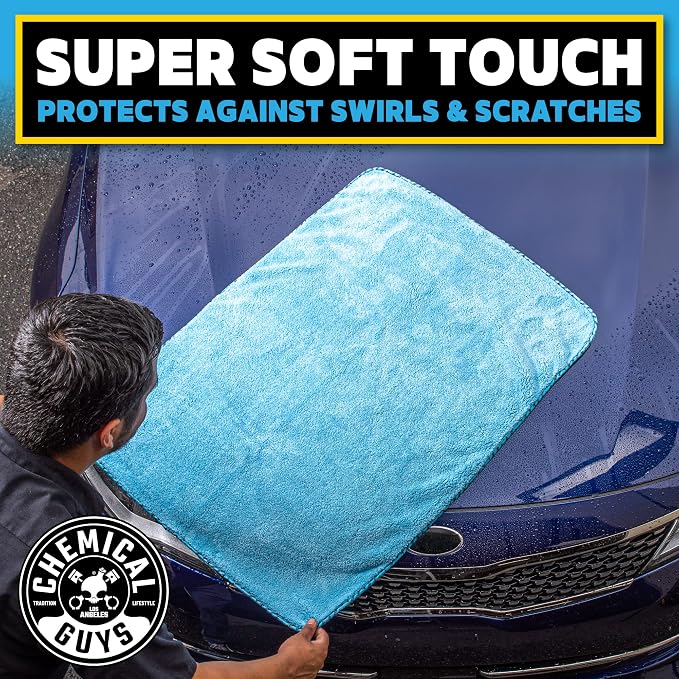 Chemical Guys Woolly Mammoth Large Microfiber Drying Towel - Image 6