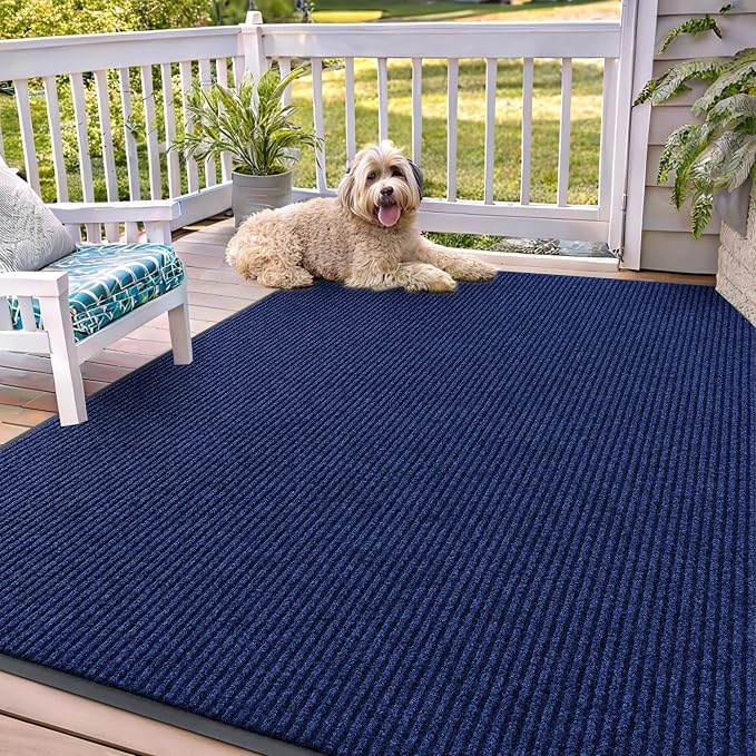 OLANLY Front Door Mat Indoor Outdoor Entrance, Waterproof Heavy Duty Doormat by OLANLY