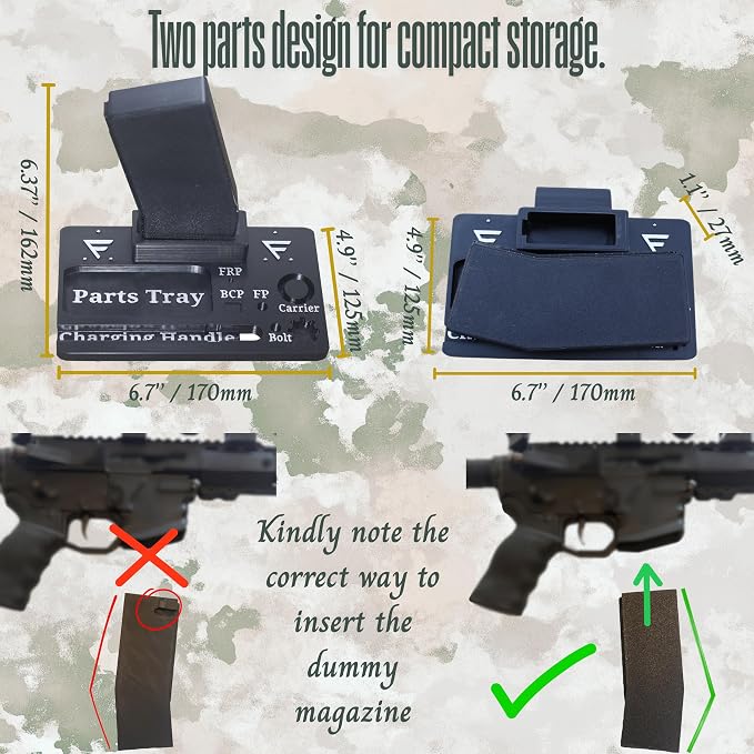 Organizer Stand for Cleaning and Display of The AR 15 Platform, Gift for Gun - Image 7