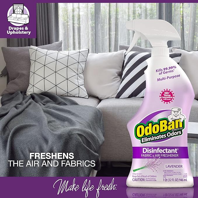 OdoBan Ready-to-Use Disinfectant and Harsh Aroma Eliminator, Cleaner and - Image 7