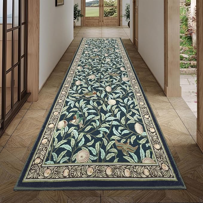 GarveeHome 2x6 Runners for Hallways Non Slip, Boho Leaf Kitchen Runner Rug - Image 8