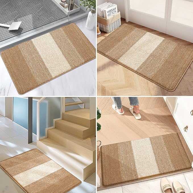 Kitinjoy Indoor Outdoor Door Mat, 71x47 Non-Slip Absorbent Dirt Trapper - Image 6