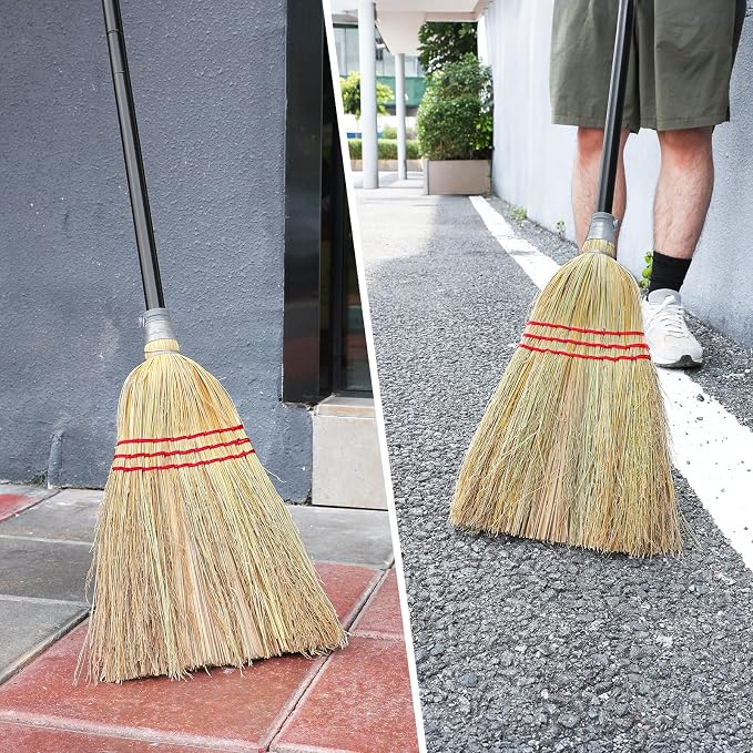 Outdoor Corn Broom, Household Indoor and Outdoor Broom Suitable - Image 6