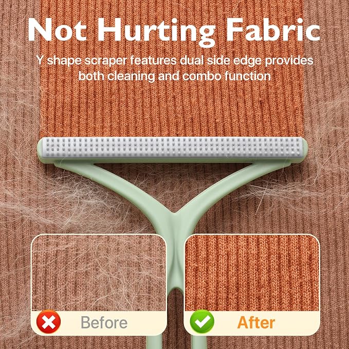 Pet Hair Removal Tool 3 Pack Dog Cat Hair Remover Carpet Scraper Rake Fur - Image 3