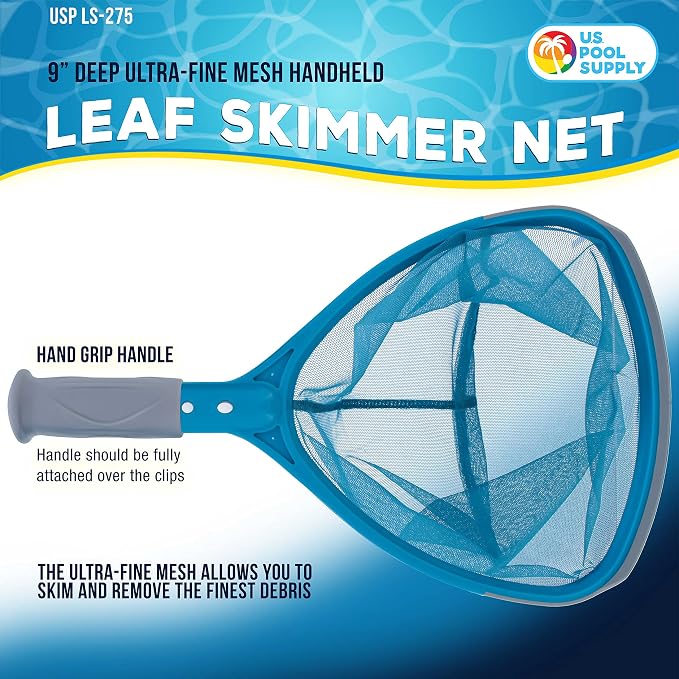 U.S. Pool Supply Professional Spa, Hot Tub, Pool Hand Leaf Skimmer Net - Image 2