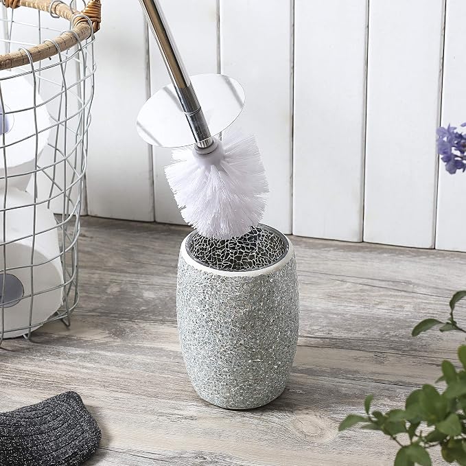 WHOLE HOUSEWARES Modern Toilet Brush Set - Image 5
