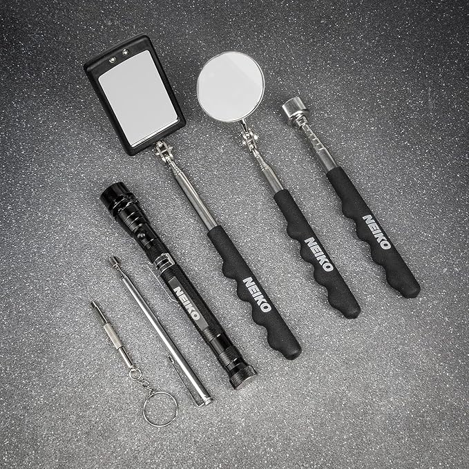 NEIKO 20736A Piece Set, Magnetic Tool & Telescoping Mirror Set, Adjustable - Image 6