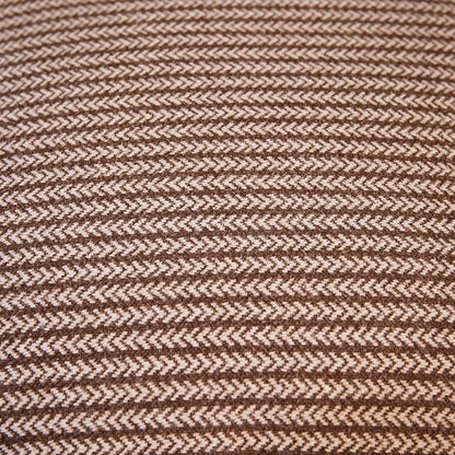 Throw Pillow Covers Square Pillow Cases for Farmhouse Cushion Case and Home Sofa Couch Decor Pack of 2,18x18 Inch Senior Brown Striped