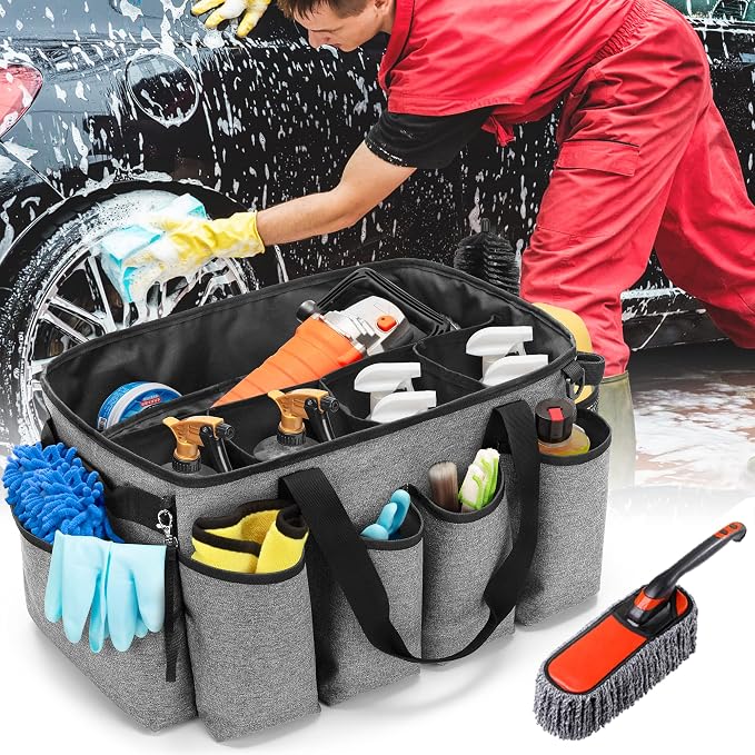 Detailing Bag with Polisher Carry Bag, Large Detail Car Care Box - Image 7