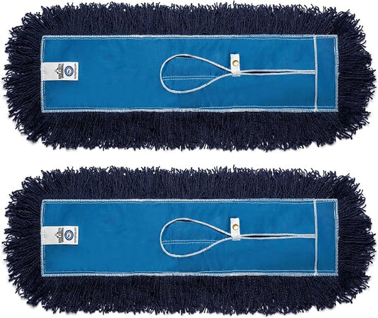 Nine Forty 2-Pack 18-Inch Premium Nylon Dust Mop Replacement Head by NineForty