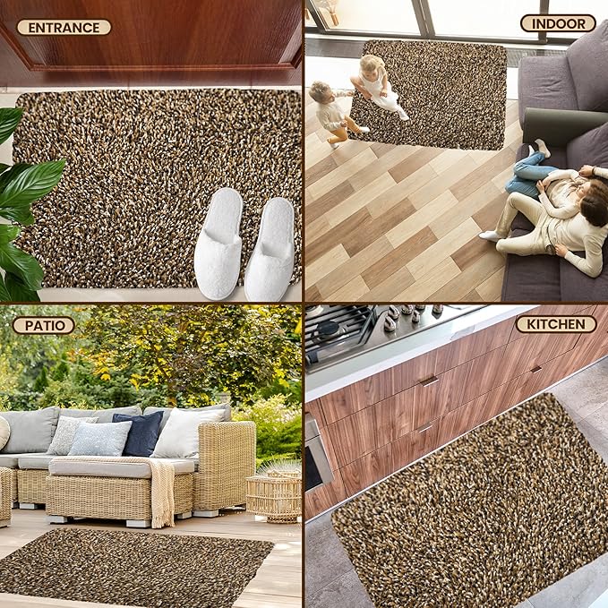 Premium Microfiber Indoor Door Mat – 32"x48" Washable Entry Mat, Waterproof - Image 7