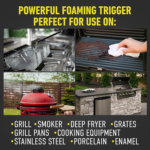 CLR Brands Grill Cleaner and Degreaser Spray, 26 oz. Bottle, BBQ Cleaner - Image 3